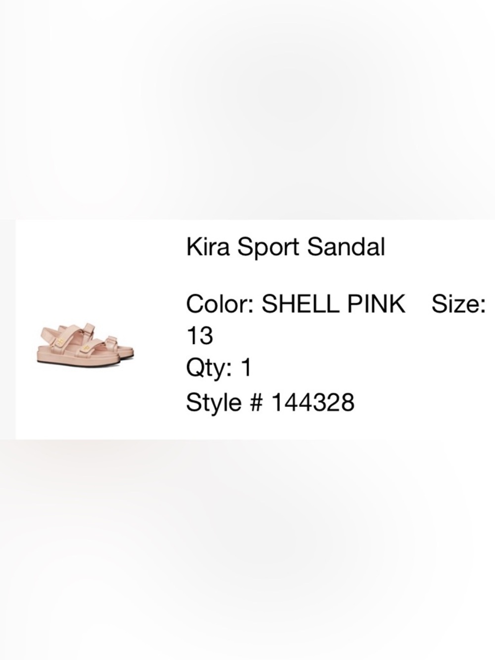Tory Burch Pink Kira Sport Leather Sandals - Picture 6 of 9